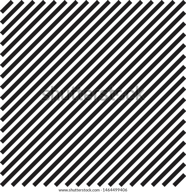 斜め黒い太線のパターン 白い背景に平行な直線ストライプを繰り返す ハッチングのテクスチャー シンプルでモダンな縞模様の幾何学的な壁紙 のベクター画像素材 ロイヤリティフリー