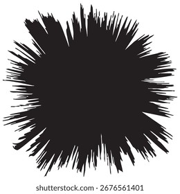 Los trazos diagonales de pincel de tinta negra sobre un fondo blanco crean un efecto grunge texturizado. Los trazos varían en ancho y densidad