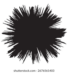 Los trazos diagonales de pincel de tinta negra sobre un fondo blanco crean un efecto grunge texturizado. Los trazos varían en ancho y densidad