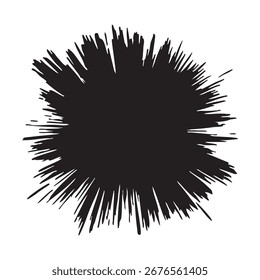 Los trazos diagonales de pincel de tinta negra sobre un fondo blanco crean un efecto grunge texturizado. Los trazos varían en ancho y densidad