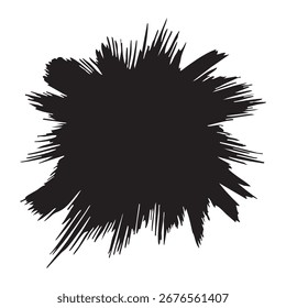 Los trazos diagonales de pincel de tinta negra sobre un fondo blanco crean un efecto grunge texturizado. Los trazos varían en ancho y densidad