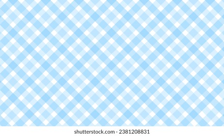 Diagonal blue checkered in the white background
