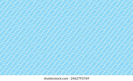 Arrière-plan harmonieux de lignes ondulées bleu diagonale incurvées, motif harmonieux.