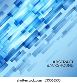 Diagonal Blue Lines Abstract Background