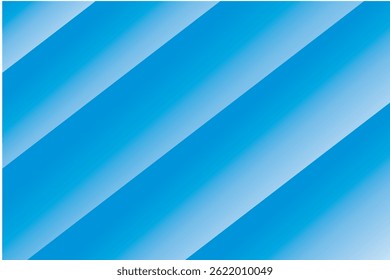 Diagonal blue stripes create a gradient background with alternating lighter and darker shades