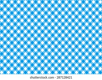diagonal blue tablecloth seamless pattern vector illustration