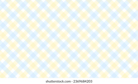 Fondo diagonal azul y amarillo trenzado a cuadros