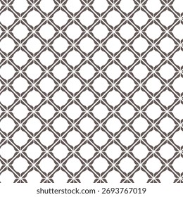 Diagonal brown repeatable pattern. Stylish ornaments.