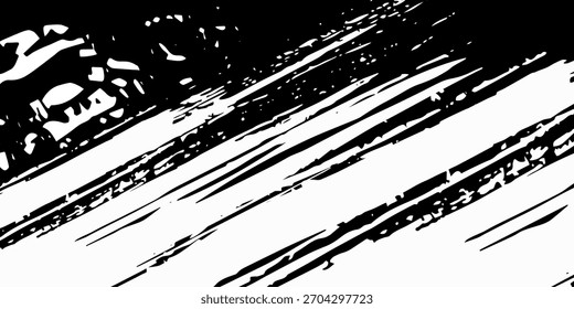 Diagonaler Pinselstrich-Hintergrund. Grunge malte Textur. Schwarz-weißer Hintergrund mit Kopienraum

Die Bilder werden ohne die Verwendung einer künstlichen Intelligenz-Software zu jedem Zeitpunkt erstellt