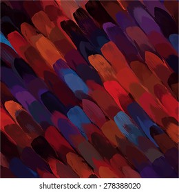 Diagonal brush strokes background. Vector version