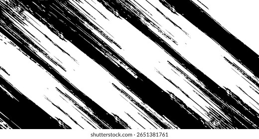Diagonal brush strokes on white background. Grunge banner

