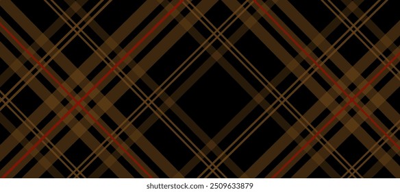 Diagonal cell brown and black plaid background