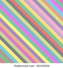Diagonal colorful stripes background