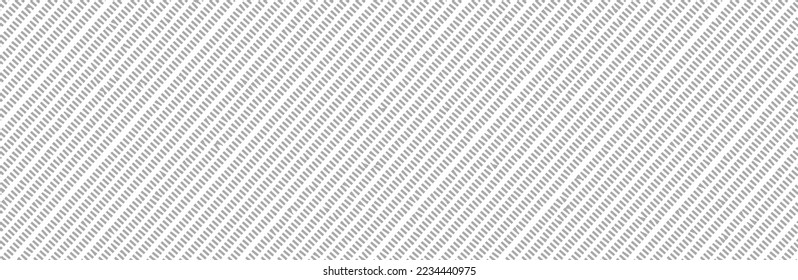 Diagonal dashed lines pattern on white background. Dotted lines pattern for backdrop and wallpaper template. Simple realistic broken lines with repeat stripes texture. Geometric background, vector
