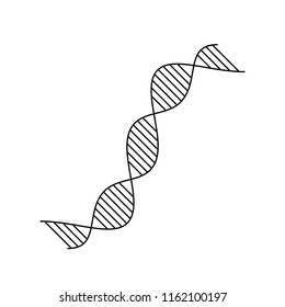 diagonal dna chain science monochrome