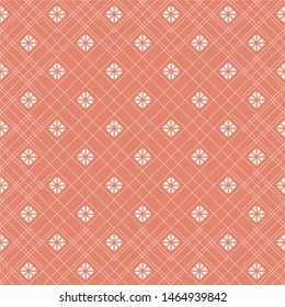 Diagonal double line of pattern vector. Design multi prisma white on red pastel background. Design print for illustration, texture, wallpaper, background. Set 4