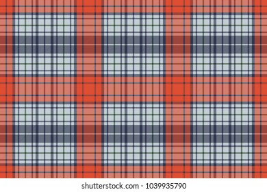 Diagonal fabric textile check seamless pattern. Vector illustration.