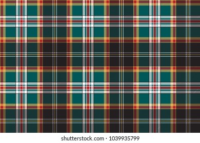 Diagonal fabric texture seamless pattern check plaid. Vector illustration.