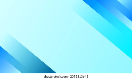 Diagonal fading blue green side lines copy space background