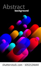 Diagonal geometric background. Bright gradient stripes, space, meteorites, comets, cosmic banner, flyer, vertical abstract template Vector illustration