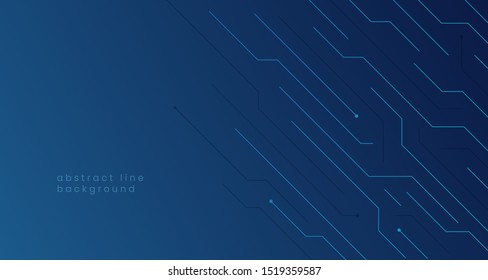 diagonal geometric circuit connection line abstract background design for scientific digital futuristic cyberspace concept. simple clean modern vector illustration