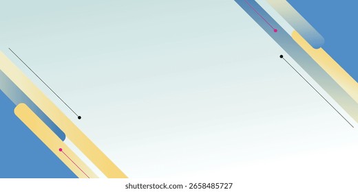 Diagonal Geometric Lines With Colorful Rounded Bars On Gradient Background, Perfect For Modern Design Projects, Technology Themes, Or Abstract Presentation Layouts.