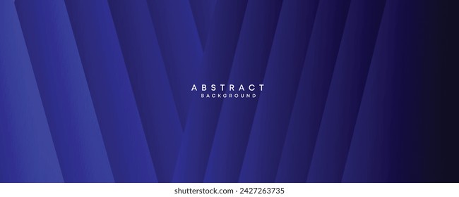 diagonal geometric overlay layer on an abstract dark blue banner design background. Contemporary graphic elements in the shape of squares. Makes a good cover, header, banner, brochure, or website