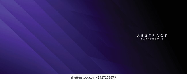 capa superpuesta geométrica diagonal sobre un fondo abstracto de diseño de banner púrpura oscuro. Elementos gráficos contemporáneos en forma de cuadrados. Hace una buena portada, encabezado, banner, folleto o sitio web
