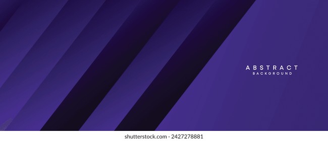 diagonal geometric overlay layer on an abstract dark purple banner design background. Contemporary graphic elements in the shape of squares. Makes a good cover, header, banner, brochure, or website