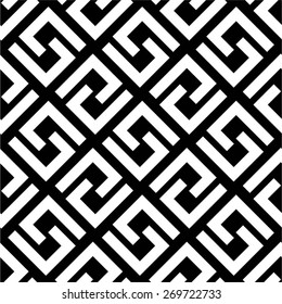 Diagonal geometric pattern, seamless vector background.