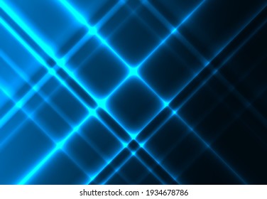 Diagonal glowing lines on a dark gradient background.
