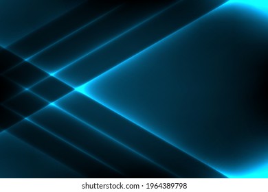 Diagonal glowing lines on a dark blue gradient background.