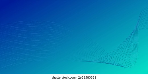 Fondo azul Abstractas degradado diagonal y degradado semitono blanco y azul - Plantilla de Vector de negocios moderna