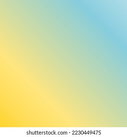 Diagonal gradient color background, yellow to blue, sunrise sky, blue sky desert