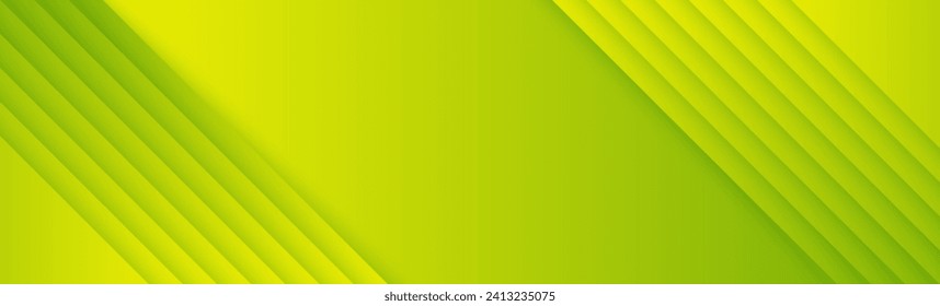 Diagonal gradient lines background. Yellow green abstract tech stripes wallpaper. Subtle geometric universal texture. Vector backdrop for flyer, poster, banner, cover, brochure, booklet, cover