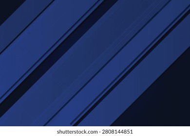 Diagonal gradient panels in deep blue and black tones