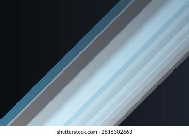 Diagonal gradient stripes of dark, light blue, and gray on black background, lightblue