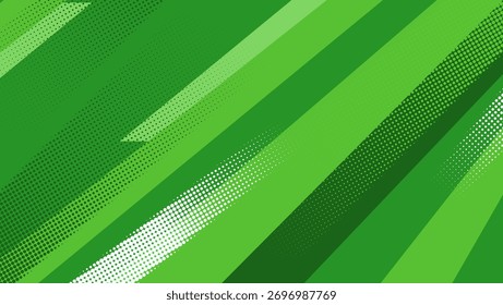 Diagonal green abstract stripes background modern and clean with sports theme	
