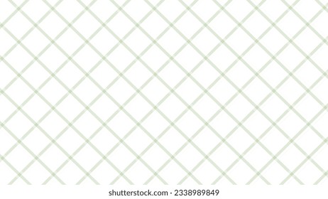 Diagonal green checkered on the white background