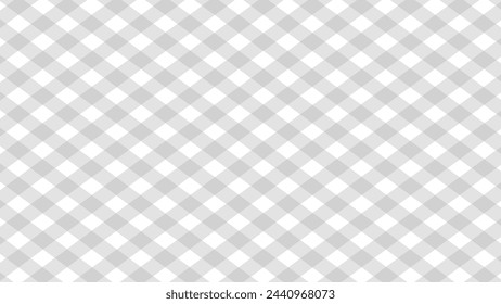 Diagonal grey checkered in the white background