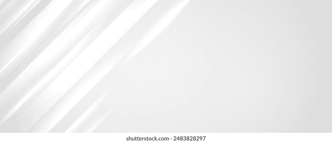 Diagonal grey gradient line background. Abstract silver stripe wallpaper. Abstract universal gray tech backdrop. Oblique gris texture for graphic design, poster, banner, flyer, brochure, presentation