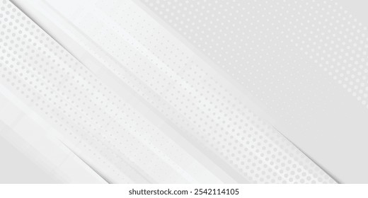 Diagonal grey gradient lines background. Abstract silver stripes wallpaper. Abstract gray tech backdro