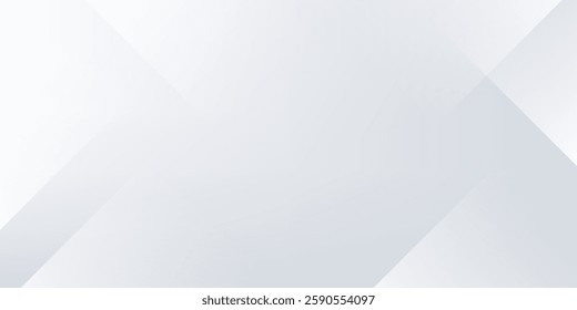Diagonal grey gradient lines background. Abstract silver stripes wallpaper. Abstract gray tech backdrop. Oblique  texture for graphic design, poster, banner, flyer, brochure, presentation. Vector
