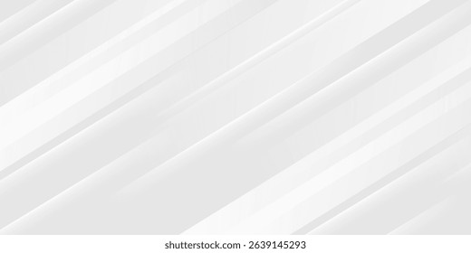 Diagonal grey gradient lines background. Abstract silver stripes wallpaper. Abstract gray tech backdrop. Oblique gris texture for graphic design, poster, banner, flyer, brochure, presentation.