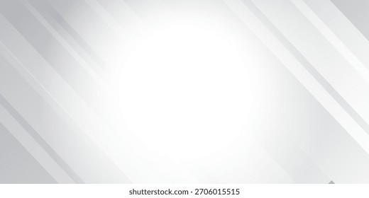 Plano de fundo de linhas de gradiente cinza diagonal. Papel de parede de listras de prata abstrato. Fundo de tecnologia cinza abstrato. Textura oblíqua gris para design gráfico, cartaz, banner,