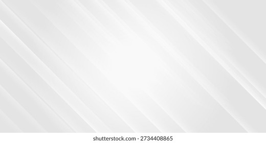 Fondo de líneas de degradado gris diagonal. Abstractas Fondo de pantalla de rayas plateadas. Abstractas fondo gris de la tecnología. Textura gris oblicua para Diseño gráfico, póster, Anuncio, flyer, folleto, presentación. Vector