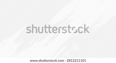 Diagonal grey gradient lines background. Abstract silver stripes wallpaper. Abstract gray tech backdrop. Oblique gris texture for graphic design, poster, banner, flyer, brochure, presentation. Vector
