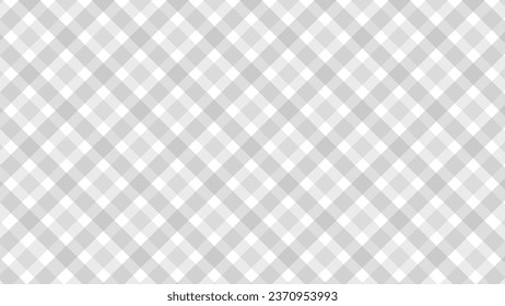 Diagonal grey plaid checkered background