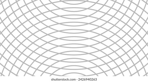 Diagonal grid lines background, voluminous repeatable texture, rows of slanted lines, effect of superimposing waves on each other