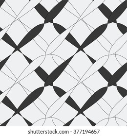 Diagonal grid pattern, seamless vector background.